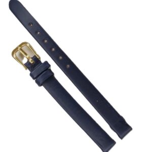 Curea Ceas Premium – Piele Naturală Bleumarin, 8mm (Lungime M)