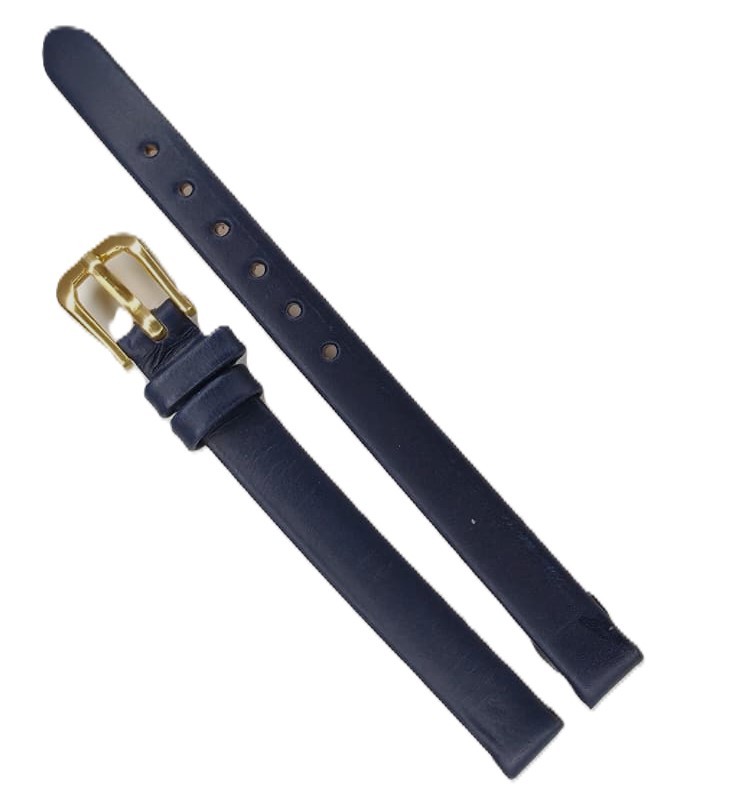 Curea Ceas Premium – Piele Naturală Bleumarin, 8mm (Lungime M)