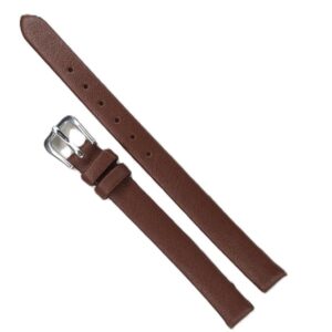 Curea Ceas Premium – Piele Naturală Maro Deschis, 8mm (Lungime M)