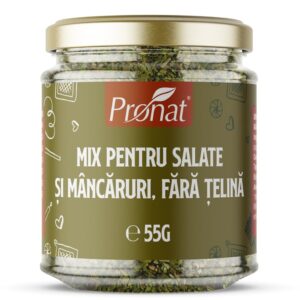 Mix de condimente pentru salate si mancaruri, fara telina, 55g Pronat