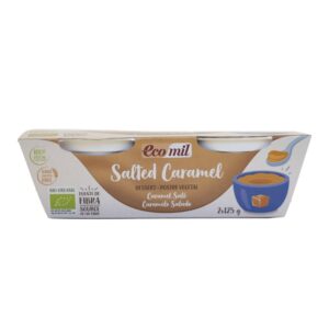 Desert bio cu caramel sarat 2×125 g Ecomil