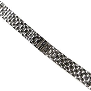 Brățară Metalică ERNEST – Terminale Curbate, 18mm, Silver