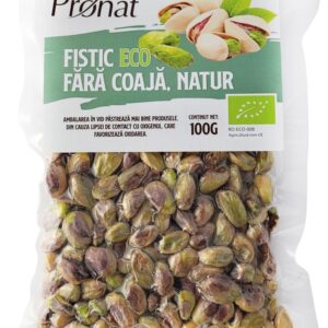 Fistic bio fara coaja, natur 100g Pronat