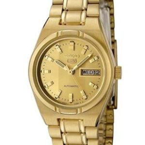 Ceas de Damă Seiko 5 Automatic SYMA38K1 – O Bijuterie a Mecanicii Japoneze în Tonuri Aurii