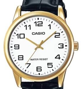 Ceas Bărbătesc Casio MTP-V001GL-7BUDF – Eleganță Retro cu Carcasă Aurie și Numere Arabe