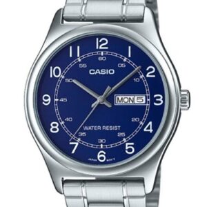 Ceas Bărbătesc Casio MTP-V006D-2BUDF – Cadran Bleumarin Elegant și Funcție Day-Date
