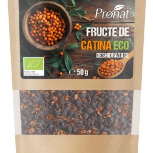 Fructe de catina bio deshidratate, 50g Pronat