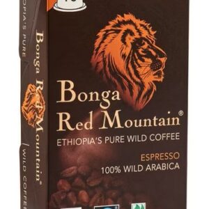 Capsule de cafea nespresso bio si fairtrade 100% arabica Ethiopia Pure Wild Coffee, 10 buc/55g Bonga Red Mountain