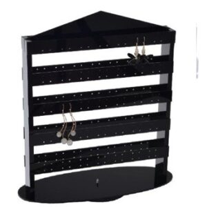 Organizator Vertical pentru Cercei PX-988 – Capacitate 140 Perechi, Finisaj Negru Elegant