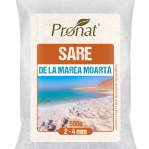 Sare de la Marea Moarta 2-4mm, 500g Pronat