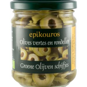 Masline verzi bio rondele, 190g Epikouros