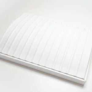 Tavă Organizatoare – Premium White PU Leather, Specială pentru bratri si lanturi