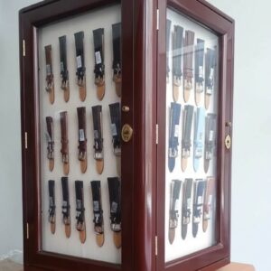 Vitrină Profesională Rotativă pentru Curele Ceas – Capacitate 315 Piese (WZ197)