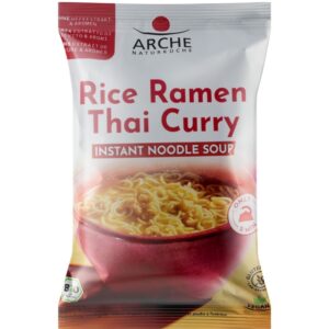 Taitei Ramen bio instant din orez Thai Curry, 72g Arche