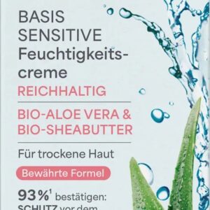 Crema hidratanta bio Basis Sensitiv cu aloe vera si unt de shea, 50ml Lavera