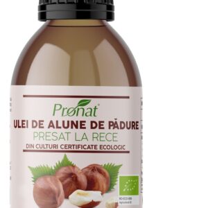 Ulei bio de alune de padure presat la rece 100ml Pronat