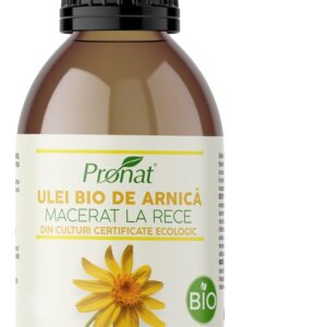 Ulei bio de arnica macerat la rece, 100ml Pronat