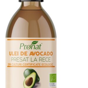 Ulei bio de avocado presat la rece, 250ml Pronat