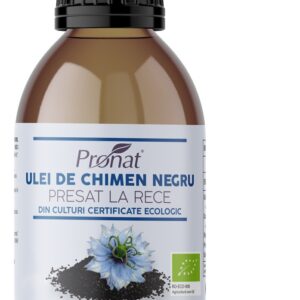 Ulei bio de chimen negru presat la rece, 100ml Pronat