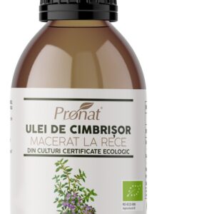 Ulei bio de cimbrisor macerat la rece, 100ml Pronat