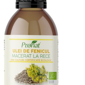 Ulei bio de fenicul macerat la rece, 100ml Pronat