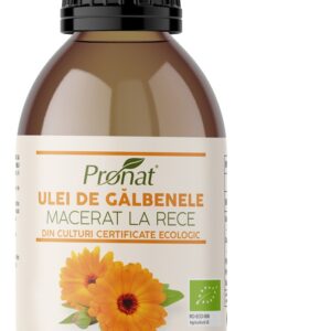 Ulei bio de galbenele macerat la rece, 100ml Pronat