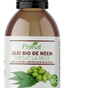 Ulei bio de neem presat la rece, 100ml Pronat