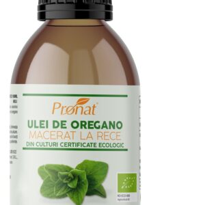 Ulei bio de oregano macerat la rece, 100ml Pronat
