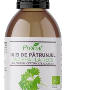 Ulei bio de patrunjel macerat la rece, 100ml Pronat
