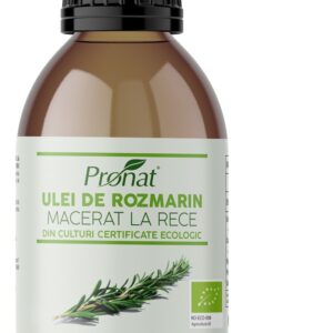 Ulei bio de rozmarin macerat la rece, 100ml Pronat