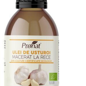Ulei bio de usturoi macerat la rece, 100ml Pronat