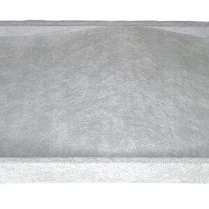 Tavă Expunere Bijuterii – 10 Spații (Agățătoare) – Catifea Premium Gri/Negru