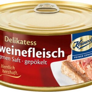 Carne de porc delicioasa in suc propriu, 300g Keunecke