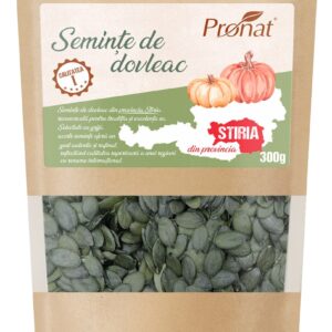 Seminte de dovleac decojite, natur, din provincia Stiria 300g Pronat