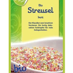 Ornamente bio colorate pentru prajituri, 60g Biovita