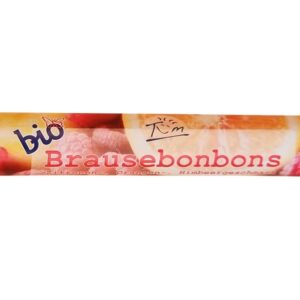 Bomboane bio cu lamaie, portocale si zmeura, 48g Tom