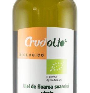 Ulei de floarea soarelui bio 500ml Crudolio