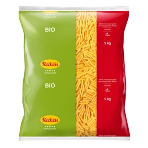 Penne rigate bio din grau dur, 5kg Recheis