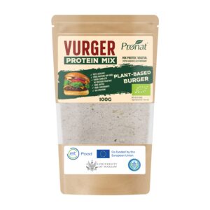 Vurger - Mix proteic vegetal bio ideal pentru burgeri și alte preparate, 100g Pronat