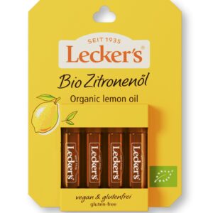 Ulei de lamaie bio, 4x2ml Lecker's
