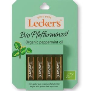 Ulei de menta bio, 4x2ml Lecker's