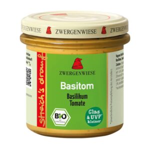 Cremă tartinabilă bio vegetală Basitom, 135g Zwergenwiese
