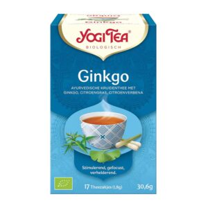 Ceai bio Ginkgo, 17 pliculete 30.6g Yogi Tea