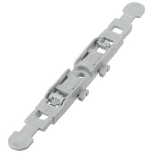 Set 5 bucati suporti pentru 1 clema prelungire cabluri Wago cu prindere pe sina Wago 221-2501