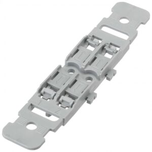 Set 5 bucati suporti pentru 2 cleme prelungire cabluri Wago cu prindere pe sina Wago 221-2502