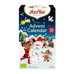 Selectie de ceaiuri bio de Craciun, Calendar Advent, 24 pliculete, 45.6g Yogi Tea