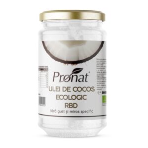 Ulei de cocos bio RBD, 1000ml Pronat