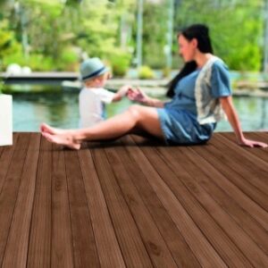Podele terasa (decking) frasin thermo riflat 3000-3700x100x21mm