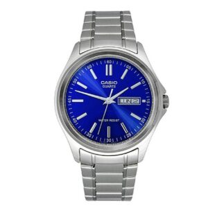 Ceas Casio Enticer MTP-1239D-2ADF – Eleganță în Nuanțe de Albastru și Oțel