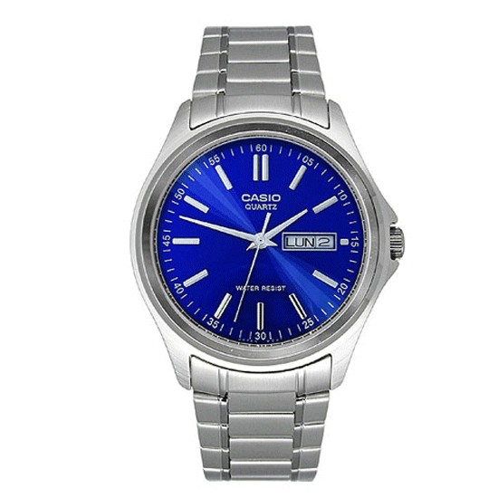 Ceas Casio Enticer MTP-1239D-2ADF – Eleganță în Nuanțe de Albastru și Oțel